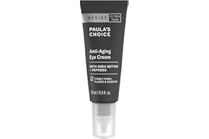 ‎PAULA'S CHOICE Paula's Choice RESIST Krem pod Oczy - Bogaty Krem ​​o Działaniu Nawilżającym & Przeciwstarzeniowym - Odżywienie Bardzo Suchej Skóry z Masła Shea - Wszystkie Rodzaje Skóry - 15 ml