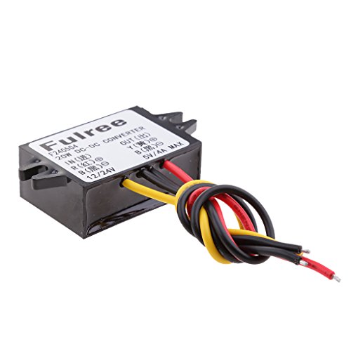 MagiDeal DC Volt Converter 8-36V 12V/24V Step Down to 5V 4A/20W Car LED Power Supply Waterproof RS.910 (33.00% Off) - Amazon