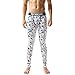 Produktbild Geili Unterhose Herren Lang Gedruckt Leggings Slim Fit Kompression Unterwäsche Strumpfhose Männer Atmungsaktive Baumwolle Stretch Gym Fitness Trainingshose Sporthose Yogahosen