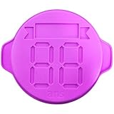 Lily Cook KP5246 número molde de silicona con texto en inglés y 3D rosa/azul/verde (27,6 x 23,5 x 7 cm