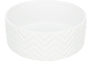 TRIXIE 25025, ciotola in ceramica, 1,6 l/ 20 cm, colore: bianco