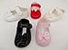 BNIB baby girls Baypod first pram shoes in pink-black - red or white 4 sizes (3-6 months EU size 17, Red)