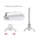 Produktbild yanghx verstellbar Vertikale Laptop-Ständer platzsparend Passform 0,4 bis 3,7 cm Aluminium Ständer für Macbook, Notebook, Tablet PC