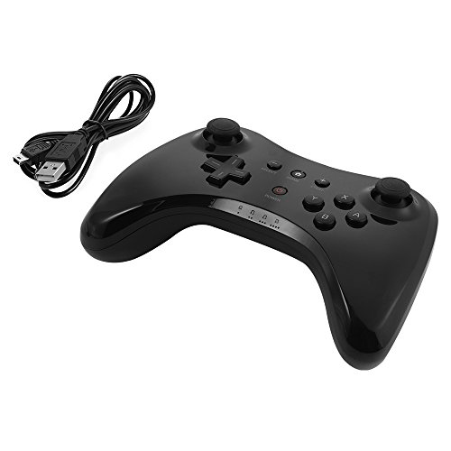 Book's Cover of XCSOURCE Manette sans Fil Bluetooth Jeu Manette de Jeu Joystick pour Nintendo Wii U Noir AC444