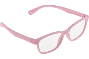T TOOYFUL Blaulicht-Schutzbrillen Kinderbrille Computerbrille Bildschirmbrille Blaulichtfilter Brillen Gaming Brillen für PC Handy und Fernseher, Rosa