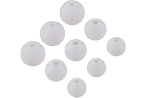 ‎HEALIFTY Healifty 9 Stück runde Kugel Harz Silikonformen Mini runde Silikonform Epoxidharz Kugel Formen Halskette Anhänger Formen für Schmuckherstellung DIY Handwerk 20 mm 25 mm 30 mm