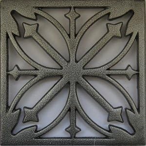 Warrior Stoves WSCWTRHSGY 18cm Square Heritage Cast Iron Trivet Grey (1)