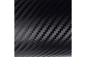 GTTCCG 3M Folie Serie 2080 Carbon Folie schwarz 152cm x 25cm + Gratis 3M Rakel blau, NEUE Serie VON 3M FÜR DIE FAHRZEUGVOLLVERKLEBUNG Scotchcal 2080, 3D verformbar mit Luftkanäle, Top für Innenraumleisten