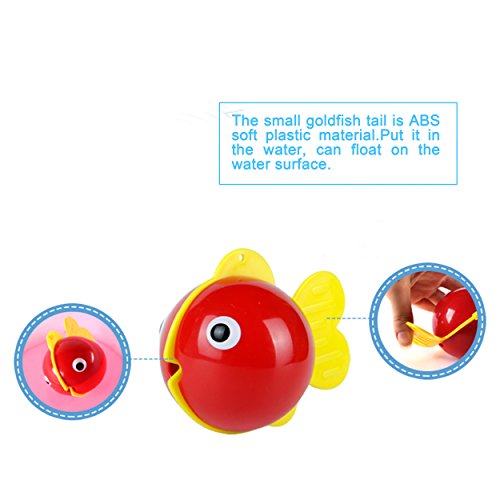Badespielzeug Baby Set, Safe&Care Stapeln Tassen 8 Stücke Badewannenspielzeug, mit Netz Speicherungstasche Babyspielzeug Kleinkindspielzeug für Jungen und Mädchen - 5