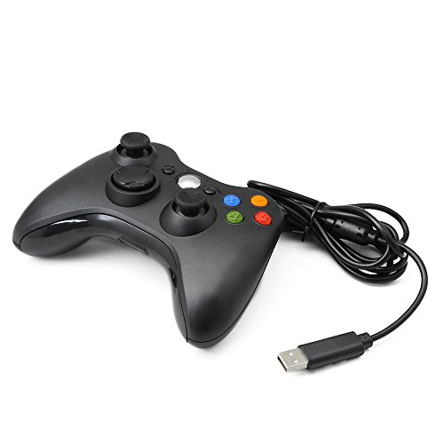 QUMOX USB Mando de Juego Controlador Cableado de Gamepad Joystick Joypad para PC