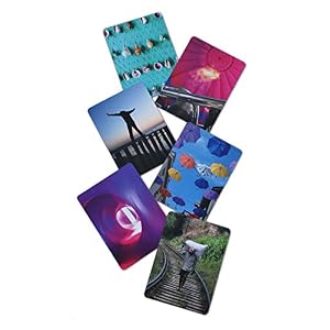 Cartes de coaching de management par photo-association et jeu de qualités pour le développement en équipe, les formateurs, coachs et dirigeants