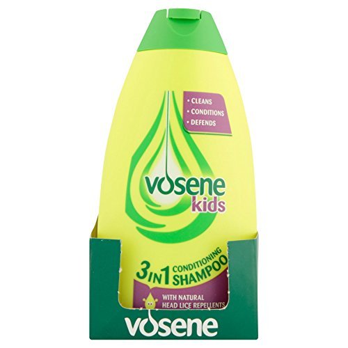 6 x Vosene Infantil 3 en 1 Acondicionado Champú 250 ml