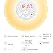 Produktbild Wecker Wake-up Light Licht +Radio Sonnenaufgang 7 Wecktöne Mehrfunktion Lichtwecker,Wake-up Licht,Lichtwecker mit Radio,Sonnenaufgangssimulator und Sonnenuntergangssimulator Smart Touch Control,7 Farben