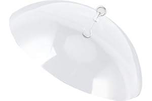 Yosoo Health Gear Housse de Protection pour Mangeoires à Oiseaux, Empêche Les écureuils, Dôme Transparent, Protection Contre la Pluie, Ronde, Anti-écureuil, pour Suspendre Un Jardin Extérieur