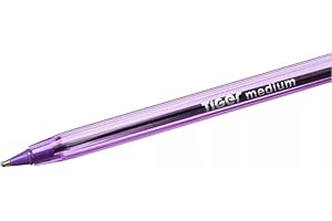 KSP PARTNERS LTD E-COMMERCE 20 Purple Ballpoint Pens Medium Point (1.0 mm) – Purple, Pack of 20 Ultra-Glide Ballpoint Pens Smooth Ink - TG