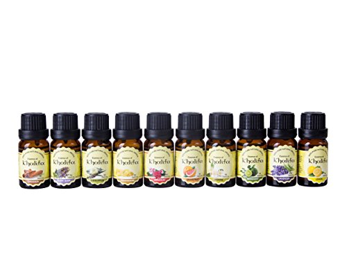 Essence Of Khalifa – 20-teiliges Set mit 10ml luxuriösen 100 and reinen ätherischen Ölen für die Aromatherapie – therapeutische Öle – eine Auswahl der 20 besten Öle mit Anleitung und Rezeptbuch - 8