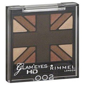 RIMMEL GLAM' EYES HD QUAD EYE SHADOW #002 ENGLISH OAK