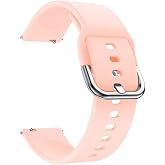 Kyver Silicone 20mm Cord, Compatible Models - Compatible with Galaxy Watch 6/5/4/ Active 2 (44mm), Compatible with 20mm Watches