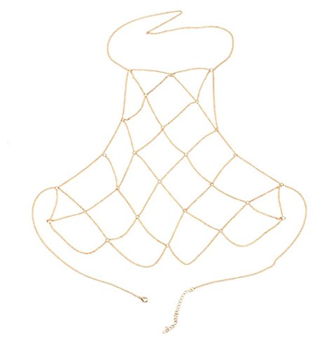 Preisvergleich Produktbild XX Mehrschichtige Körperkette , Gold,gold