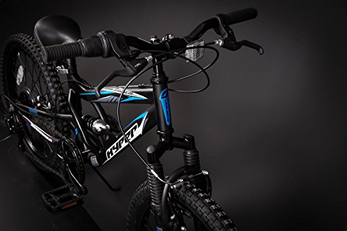 20″ Zoll Kinder Fahrrad MTB Fully Shimano Mountainbike schwarz - 6