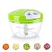 Produktbild BONFOTO Gemüseschneider 3 Klingen 500ml,Gemüse und Obst Zwiebel Zerkleinerer Manuell Hacken Schneiden Mischen Frischhalten