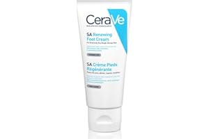 CeraVe SA Renewing Foot Cream, With salicylic acid, 3 essential ceramides & ammonium lactate, For extremely dry, rough, and bumpy feet, 88 ml/3 oz