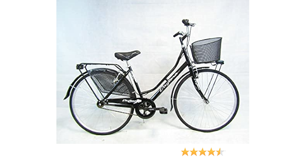 bicicletta donna da città bici da passeggio olandese 26 city bike Daytona  con cesto nera : Amazon.it: Sport e tempo libero