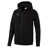 chaqueta chandal puma hombre Corte ajustado. Puma Sudadera Casual con Capucha para Hombre de la Marca, Modelo Ascension, Hombre, Color Negro, tamaño Medium
