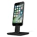Produktbild Twelve South HiRise 2 für iPhone / iPad, Schwarz | Einstellbarer Ladeständer, erfordert Apple Lightning-Kabel (nicht enthalten)