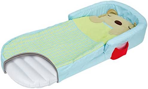 RAPTAVIS Kinder Luftmatratze Mit Seiten - Aufblasbares Reisebett Blau