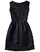 Black Ladies Flared Skater Short Mini Dress Sleeveless Pleated Womens Sizes XL