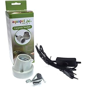 Reptilien Keramikfassung Porzellanfassung Pro Socket Festinstallation E27 200W Winkel