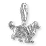collie hund wikipedia  Melina Damen-Charm Anhänger Hund Collie 925 Sterling Silber 1800093
