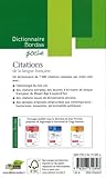 Image de Dictionnaire poche des citations