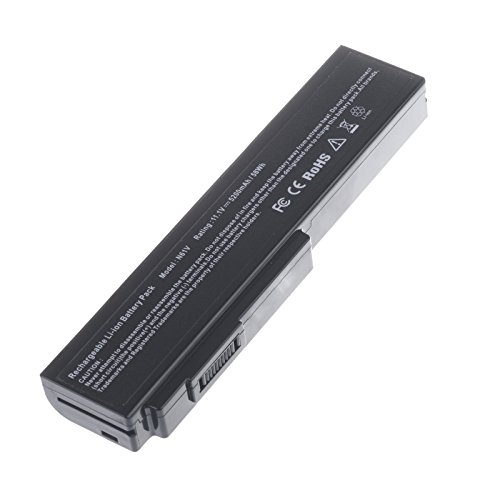 Vinteky® 5200mAh Hochleistung Laptop Ersatzakku für ASUS N61, N61J, N61JQ, G50, G51, M50, M60, N43, N53, X55, X57, X64 Series Kompatibel:A32-M50,A32-N61, A32-X64, A33-M50, L062066, L072051, L0790C6, 15G10N373800, 70-NED1B1000Z, 70-NED1B1200Z, 70-NED1B2000Z, 70-NED1B2100Z, 70-NED1B2200Z, 70-NTS1B2000Z, 70-NWF1B1000Z, 70-NWF1B2000Z, 70-NXP1B2000Z, 70-NXP2B1000Z, 70-NZT1B1000Z, 90-NED1B1000Y, 90-NED1B2100Y, 90-NWF1B2000Y
