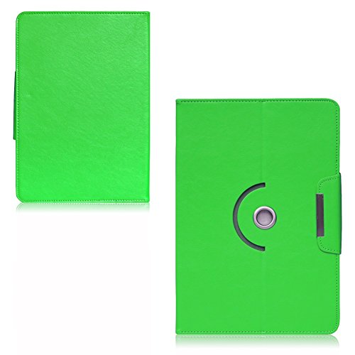 Hülle Medion Lifetab P9702 X10302 P10400 P10506 P10505 S10366 S10352 Tablet Tasche Schutztasche mit Ständerfunktion in Grün Schutzhülle Stand Tasche Etui Cover Case hochwertige Verarbeitung von UC-Express - 6