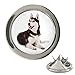 Produktbild Husky Hund Bild Metall 20mm Reversnadel