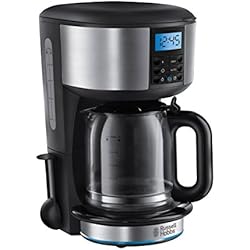 Russell Hobbs 20680-56 Machine à Café, Cafetière Filtre Programmable Buckingham Auto Nettoyante, Cuillère Dosette, Maintien au Chaud