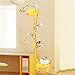 Height Chart wall Sticker Kid's Growth Chart wall decal Measure Wall Sticker Owl, Giraffe, Lion and Monkey Tree Vinyl Posters Removable for nursery Deoration (Giraffe)