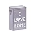 Produktbild Zeller Aromadose Love Home, eckig, Metall, grau, 12 x 8 x 19 cm