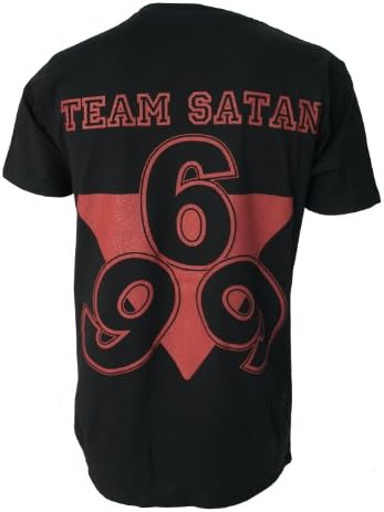 Mens Team Satan Cross Genuine Darkside T Shirt
