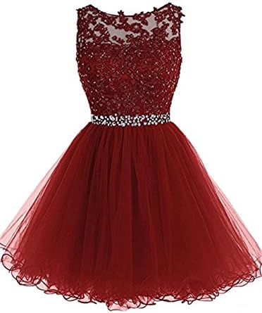 BEJG Women's Short Prom dresses Cocktail Homecoming Dresses Tulle Party Dresses
