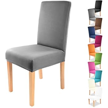 IKEA 4-er Set Stuhlhusse "Henriksdal" 4 x Stuhlbezug in Gobo WEISS - 60