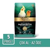 Gold Wings Premium Paraket Yemi 1Kg x 5 Paket