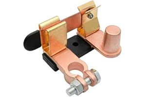 LANCO Isolateur de batterie, Coupure de courant du commutateur d'isolateur de batterie de fourgon de voiture Déconnectez la borne supérieure coupée Auto Voiture Van