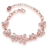 Shining Diva Fashion Charm Bracelet for Girls (Gold)(8306b)