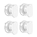 Produktbild 4 Pack Starke Saugnapf Pull Griffe, AOZBZ Schublade Schrank Knöpfe Schranktür Griff Glas zieht Adsorbentien Griff Knauf