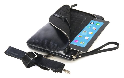 Tucano BEL11 Damen Notebook Tasche, Leder, 28 cm (11 Zoll) schwarz - 3
