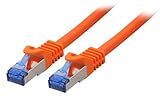 hohe Gigabit Übertragungsgeschwindigkeit 10Gbit daher bessere Geschwindigkeit wie herkömmliche Pachkabel im Vergleich zu Cat.5 Cat.5e Kabel oder Cat.6 CAT.6A Kabel , vergoldete kontaktflächen , Rastnasenschutz für einen sicheren und stabilen Halt , geschirmte blaue RJ45 Stecker Lanstecker , Längenangabe auf der Tülle , geeignet zum profesionellen Arbeiten im Netzwerkschrank und Server. kompatibel zu CAT5 CAT5e CAT6 CAT6a CAT7 Netzwerkkabel / Patchkabel