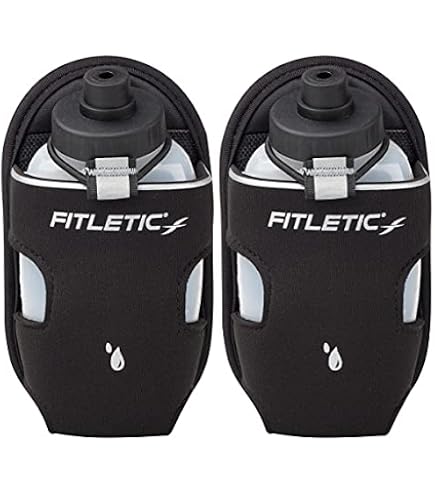 Lot De 2 Gourdes De Remplacement 240 Ml Pour Ceinture FITLETIC HD08 - Valve Automatique, Sans BPA, Lave-vaisselle